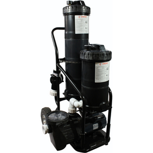 Advantage Portable Koi Pond Cleaner Vacuum System w/ 150 & 75 Sq. Ft. Filter DUAL-POND-FILTER-VACUUM