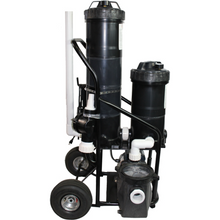 Load image into Gallery viewer, Advantage Portable Koi Pond Cleaner Vacuum System w/ 150 &amp; 75 Sq. Ft. Filter DUAL-POND-FILTER-VACUUM