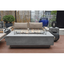 Load image into Gallery viewer, Elementi Granville Rectangular Concrete Fire Pit Table OFG121