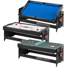 Load image into Gallery viewer, Fat Cat Original 3-In-1 7' Pockey Multi-Game Pool , Air Hockey , Ping Pong Table