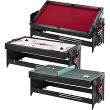 Load image into Gallery viewer, Fat Cat Original 3-In-1 7' Pockey Multi-Game Pool , Air Hockey , Ping Pong Table