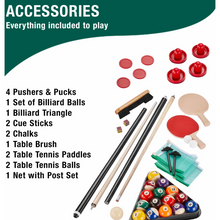 Load image into Gallery viewer, Fat Cat Original 3-In-1 7' Pockey Multi-Game Pool , Air Hockey , Ping Pong Table