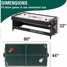 Load image into Gallery viewer, Fat Cat Original 3-In-1 7' Pockey Multi-Game Pool , Air Hockey , Ping Pong Table