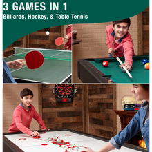 Load image into Gallery viewer, Fat Cat Original 3-In-1 7' Pockey Multi-Game Pool , Air Hockey , Ping Pong Table