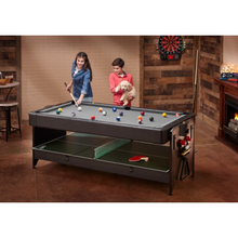 Load image into Gallery viewer, Fat Cat Original 3-In-1 7&#39; Pockey Multi-Game Pool , Air Hockey , Ping Pong Table