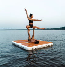 Load image into Gallery viewer, Inflatable Floating POPup Dock Platform by Pop Board Co 8' x 7'