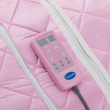 Load image into Gallery viewer, Durasage Personal Ultra Low Emf Portable Infrared Sauna for Relaxation at Home, with Handheld Remote Control, Heated Footpad and Chair (Light Pink)