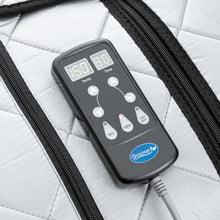 Load image into Gallery viewer, Durasage Personal Ultra Low Emf Portable Infrared Sauna for Relaxation at Home, with Handheld Remote Control, Heated Footpad and Chair (Silver)