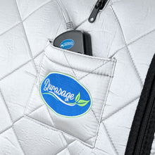 Load image into Gallery viewer, Durasage Personal Ultra Low Emf Portable Infrared Sauna for Relaxation at Home, with Handheld Remote Control, Heated Footpad and Chair (Silver)