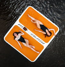 Load image into Gallery viewer, Inflatable Floating POPup Dock Platform by Pop Board Co 8' x 7'