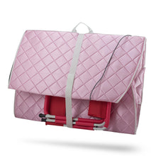 Load image into Gallery viewer, Durasage Personal Ultra Low Emf Portable Infrared Sauna for Relaxation at Home, with Handheld Remote Control, Heated Footpad and Chair (Light Pink)