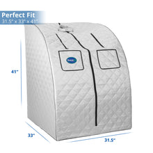 Load image into Gallery viewer, Durasage Oversized Portable Steam Sauna Tent with Steam Generator &amp; Chair for Indoors at Home