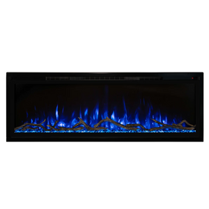 Modern Flames Spectrum Slimline Built-In/Wall Mount Electric Fireplace, Sizes: 50"-100"