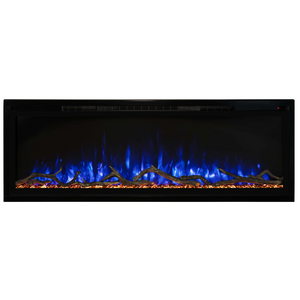 Modern Flames Spectrum Slimline Built-In/Wall Mount Electric Fireplace, Sizes: 50"-100"