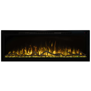 Modern Flames Spectrum Slimline Built-In/Wall Mount Electric Fireplace, Sizes: 50"-100"