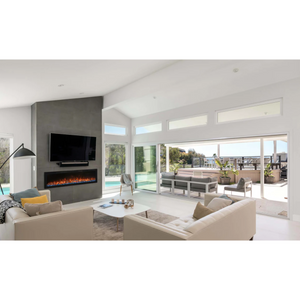 Modern Flames Spectrum Slimline Built-In/Wall Mount Electric Fireplace, Sizes: 50"-100"