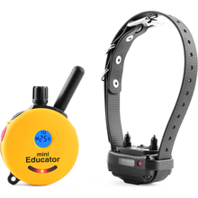 Load image into Gallery viewer, Mini Educator ET-300 Yellow Remote Dog Training Collar by E-Collar Technologies – Adjustable, Waterproof, Effective Training for Dogs