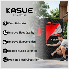 Load image into Gallery viewer, Kasue Portable Steam Infrared Sauna, with Steamer &amp; Chair For Indoors &amp; Outdoors