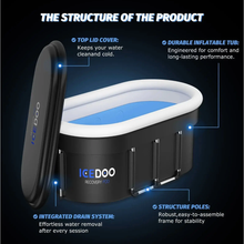 Load image into Gallery viewer, Portable Recovery Cold Plunge Ice Bath Tub Pod by ICEDOO