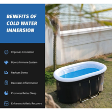 Load image into Gallery viewer, Portable Recovery Cold Plunge Ice Bath Tub Pod by ICEDOO