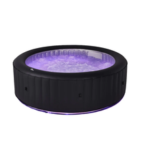 Load image into Gallery viewer, MSPA URBAN AURORA Round 6 Person Portable Inflatable Hot Tub Spa With LED Lights
