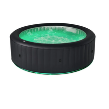 Load image into Gallery viewer, MSPA URBAN AURORA Round 6 Person Portable Inflatable Hot Tub Spa With LED Lights