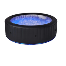 Load image into Gallery viewer, MSPA URBAN AURORA Round 6 Person Portable Inflatable Hot Tub Spa With LED Lights