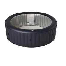 Load image into Gallery viewer, MSPA URBAN AURORA Round 6 Person Portable Inflatable Hot Tub Spa With LED Lights