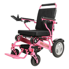 Load image into Gallery viewer, Falcon Foldable Electric Wheelchair Reclining Backrest Portable Power Chair 400lb Capacity