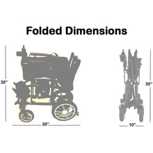 Load image into Gallery viewer, Helium Carbon Fiber Lightweight Foldable Electric Wheelchair 270lb Capacity Portable Power Chair
