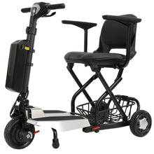 Load image into Gallery viewer, Super Light Flight Foldable Electric Scooter Portable 3 Wheel Mobility Scooter 300lb Capacity