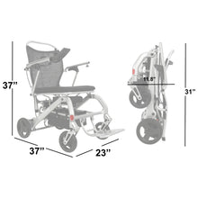 Load image into Gallery viewer, Matrix Ultra 2 Carbon Fiber Folding Electric Wheelchair Lightweight Portable Power Chair 330lb Capacity