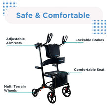 Load image into Gallery viewer, Journey UPWalker Premium Lite Lightweight Rollator Walker