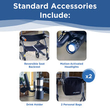 Load image into Gallery viewer, Journey UPWalker Premium Lite Lightweight Rollator Walker
