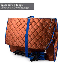 Load image into Gallery viewer, Durasage Personal Ultra Low Emf Portable Infrared Sauna for Relaxation at Home, with Handheld Remote Control, Heated Footpad and Chair (Copper)