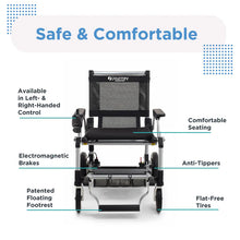 Load image into Gallery viewer, Journey Zoomer Foldable Electric Wheelchair Portable Lightweight Power Chair