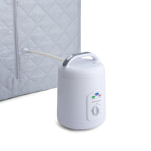 Load image into Gallery viewer, Durasage Lightweight Personal Portable Steam Sauna with Generator &amp; Chair (Silver)