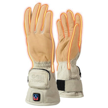 Load image into Gallery viewer, Drift II Heated Leather Gloves (3500mAh USB-C batt)
