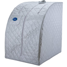 Load image into Gallery viewer, Durasage Lightweight Personal Portable Steam Sauna with Generator &amp; Chair (Silver)