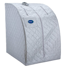 Load image into Gallery viewer, Durasage Lightweight Personal Portable Steam Sauna with Generator &amp; Chair (Silver)