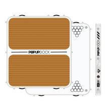 Load image into Gallery viewer, Inflatable Floating POPup Dock Platform by Pop Board Co 8' x 7'