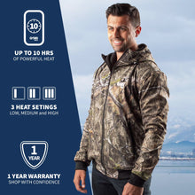 Load image into Gallery viewer, Shadow Men's Heated Hunting Hoodie - Available in Mossy Oak® and Real Tree®
