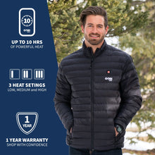Load image into Gallery viewer, Wolf Mens Heated Jacket