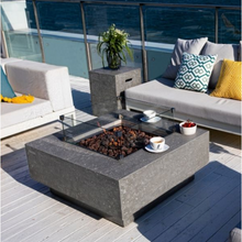 Load image into Gallery viewer, Elementi - Manhattan Square Concrete Fire Pit Table OFG103