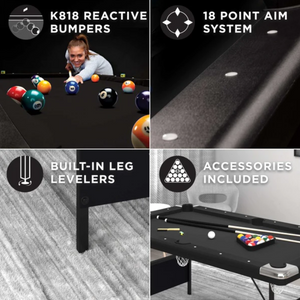 Fat Cat Trueshot 6' Folding Billiard Pool Table