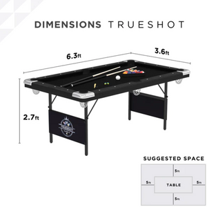 Fat Cat Trueshot 6' Folding Billiard Pool Table