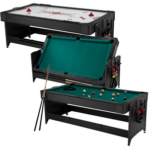 Fat Cat Original 2-in-1 7' Pockey Multi-Game Table Pool & Air Hockey