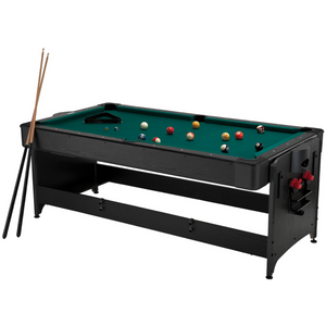 Fat Cat Original 2-in-1 7' Pockey Multi-Game Table Pool & Air Hockey